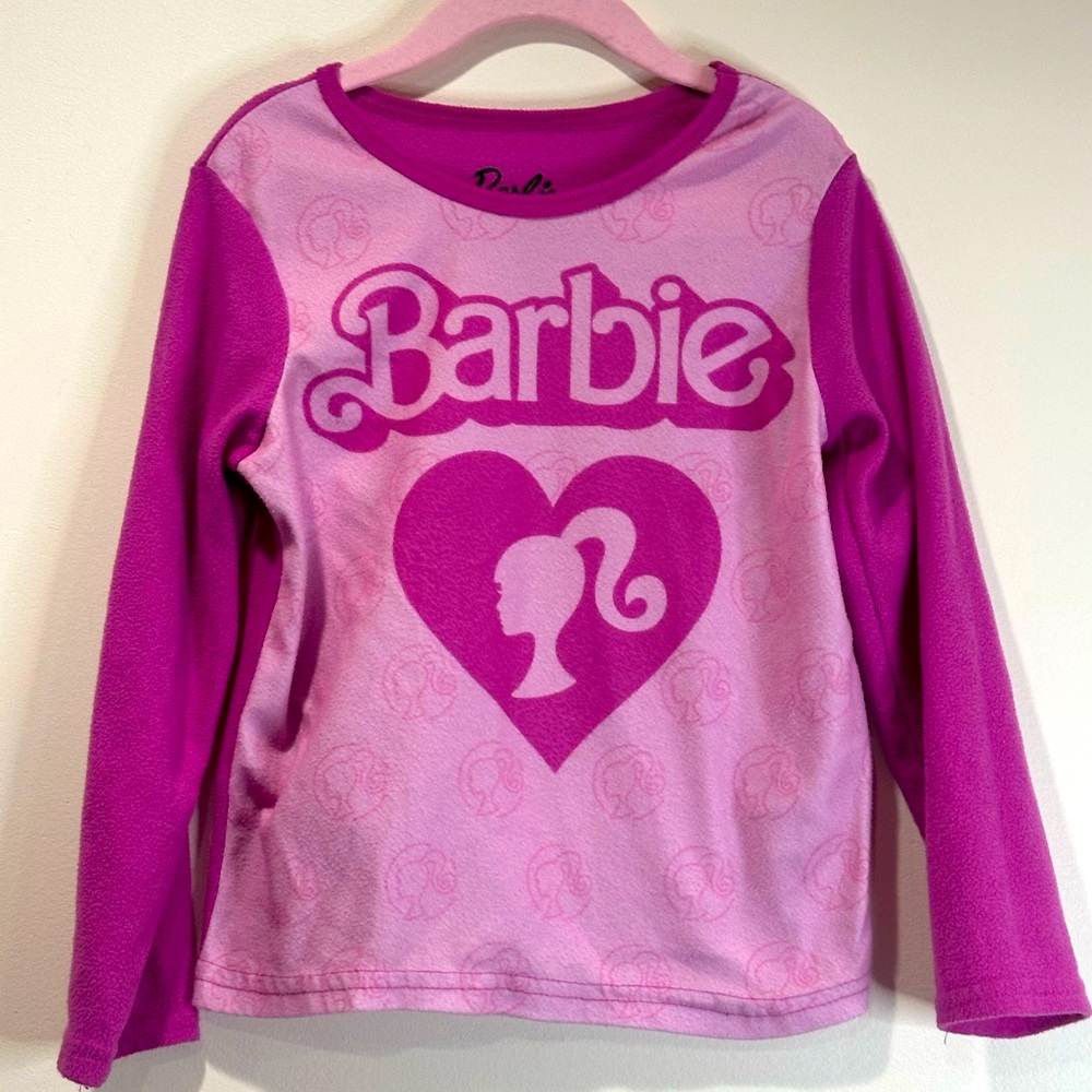 Barbie Fuchsia and Light Pink Pajama Pants Set